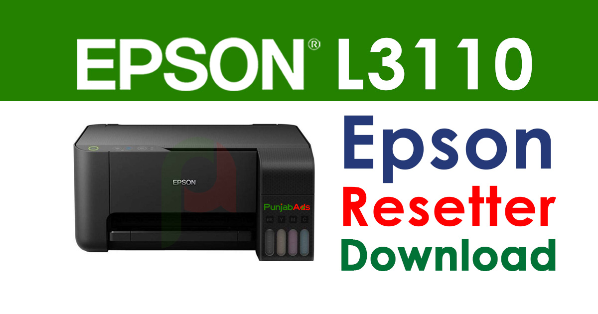 Epson L3110 Resetter Free Download without Password
